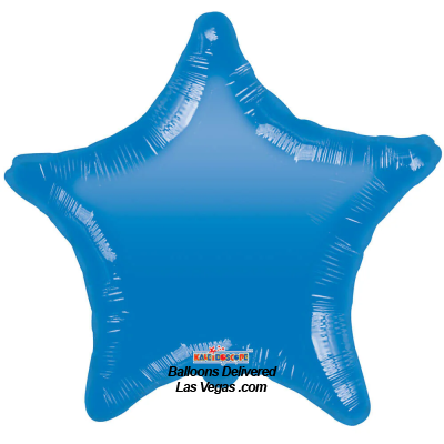 Helium Filled Plastic 19 inch Star Balloons in Bulk Quantities w/Ribbons