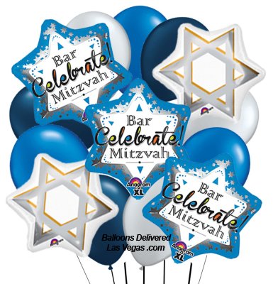 Bar Mitzvah Balloon Bouquet