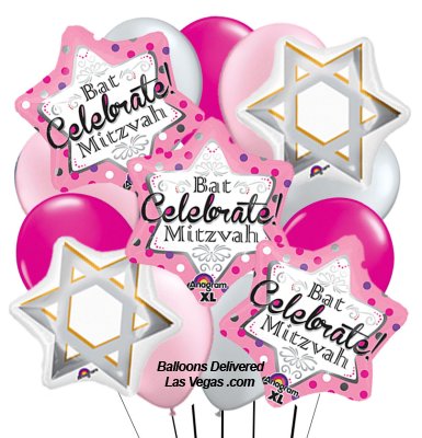 Bat Mitzvah Balloon Bouquet