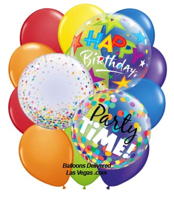 Birthday Bubble 18 Balloon Bouquet
