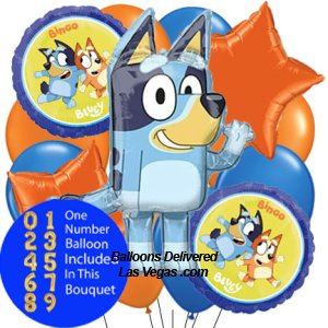 Bluey 14 Balloon Bouquet