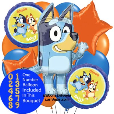 Bluey 14 Balloon Bouquet
