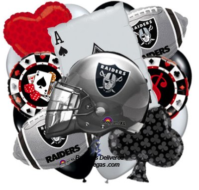 Oakland Raiders Helmet Foil Balloon, 21