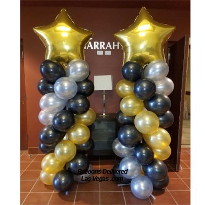 Balloon Columns Mylar Topper Style