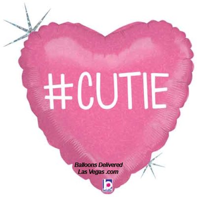 Cutie Heart Balloon 18 inch Foil