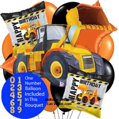 Dig This 14 Balloon Bouquet