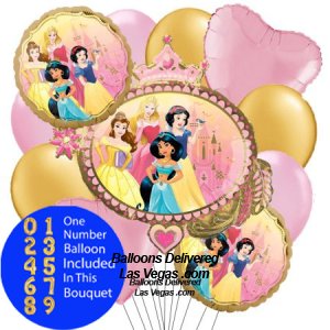 Disney Princess Once upon 14 Balloon Bouquet