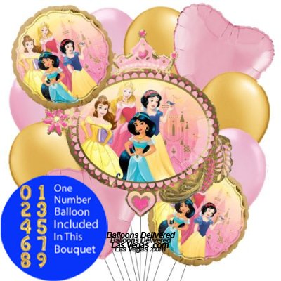 Disney Princess Once upon 14 Balloon Bouquet