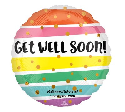 Get Well Balloon 18 inch Foil