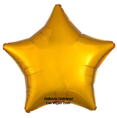 Helium Filled Foil 19 inch Star Balloons in Bulk Quantities w/Ribbons