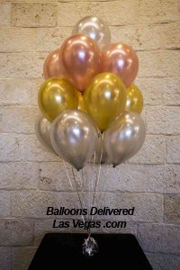 Balloon Bouquet Your Choice of Color (12 Latex) Cascade Style