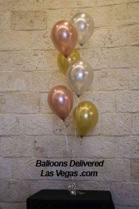Balloon Bouquet Your Choice of Colors (9 Latex) Cascade