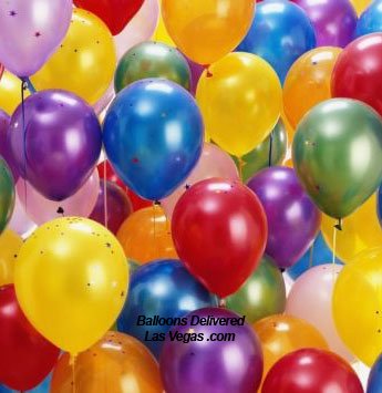 Sixty Helium Inflated 11 inch Latex Balloons