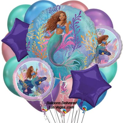 Little Mermaid Movie 14 Balloon Bouquet