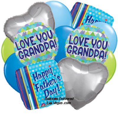 Love You Grandpa! Balloon Bouquet