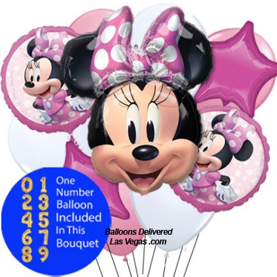 Minnie Mouse Forever 14 Balloon Bouquet