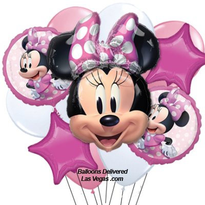 Minnie Mouse Forever 14 Balloon Bouquet