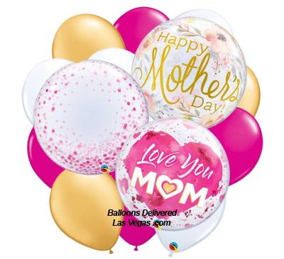 Mother's Day Bubble 18 Balloon Bouquet