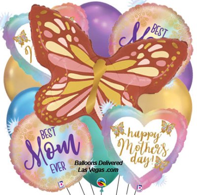 Mother's Day Butterfly Balloon Bouquet