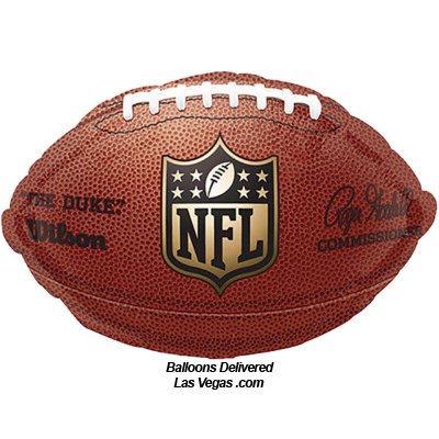 NFL Football Foil Balloon 17 inch