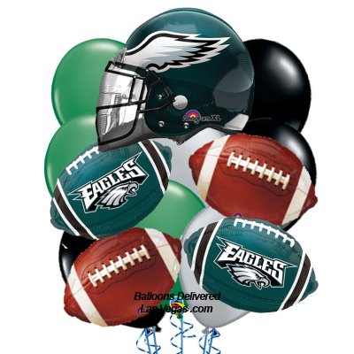 NFL Balloon Bouquet Philadelphia Eagles(12 Balloons) - Balloon