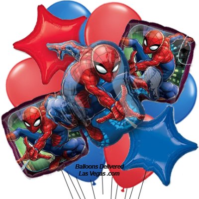 Spider- Man 14 Balloon Bouquet