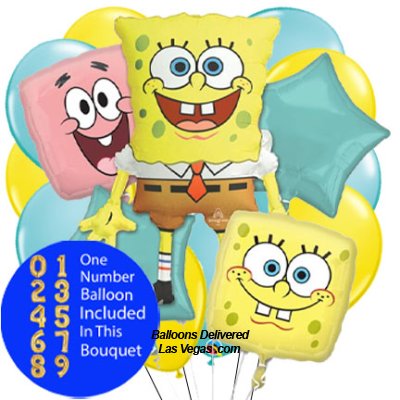 SpongeBob SquarePants 14 Balloon Bouquet