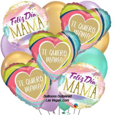 Te Quiero Mama Balloon Bouquet