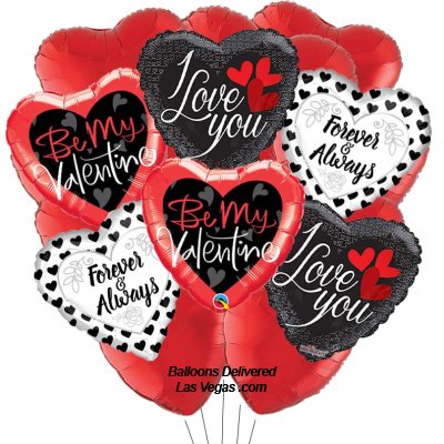 Love Forever and Always (18 Balloon Bouquet)