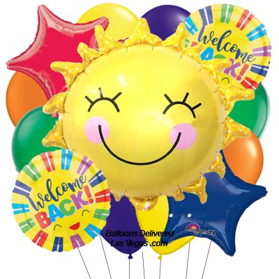 Welcome Back Sun Balloon Bouquet