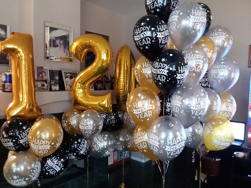 2019 New Years Balloons