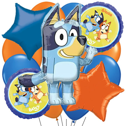 Bluey 14 Balloon Bouquet [BLUEY-BOUQUET] - $49.99 : Balloon Delivery in ...