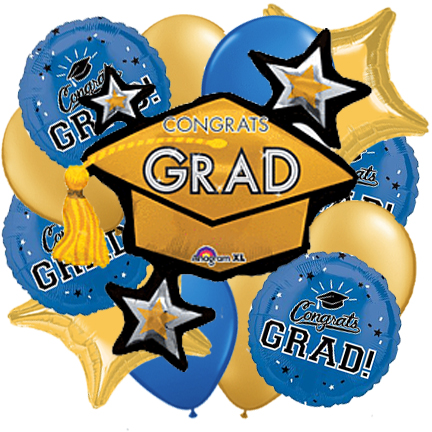 WGU Western Governors University Grad Balloon Bouquet [WGU-GRAD-BOUQUET ...